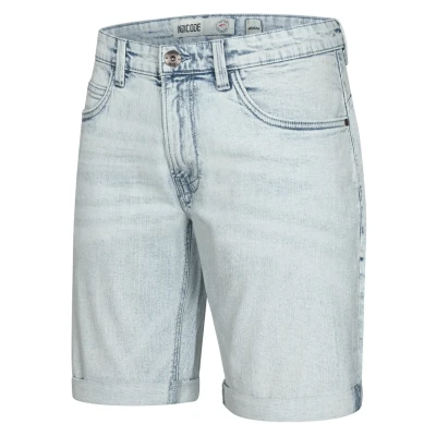 Abbildung von Indicode Jeans CUBA Caden Shorts, Herren, Größe: Large, Foam blue