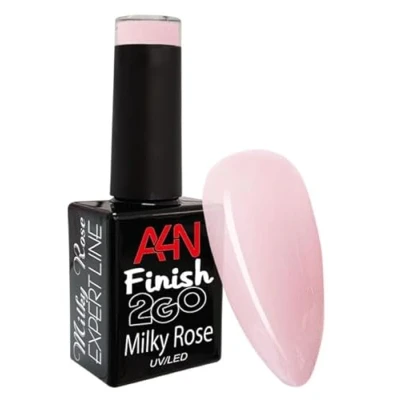 Abbildung von FINISH 2GO Hochglanzversiegeler Versiegelungsgel ohne Schwitzschicht 10ml in Pinselflasche (MILKY ROSÈ)