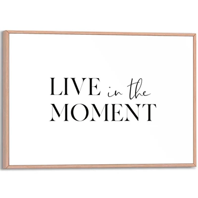 Abbildung von Reinders Poster &quot;Live in the Moment&quot;
