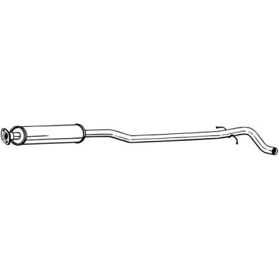 Abbildung von BOSAL 286 189 Mittelschalldämpfer VOLVO: S60 I