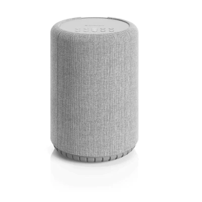 Abbildung von Audio Pro A10 MkII Kabelloser Multiroom Lautsprecher mit Bluetooth &amp; WiFi Kleiner Tragbarer Stereo Speaker AirPlay 2, Chromecast, Spotify Hellgrau