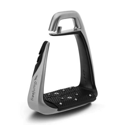 Abbildung von Freejump Steigbügel Soft Up Classic+ Silber/Schwarz