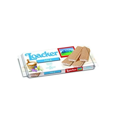 Abbildung von 12x Loacker Wafer Milk kekse snack biscuits Waffel mit Milchcreme 175g