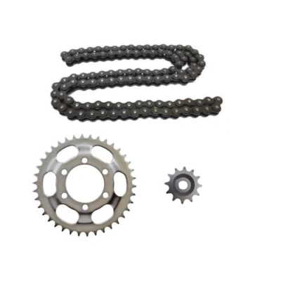 Abbildung von Kettensatz Kette 415 Kettenrad 38 Ritzel 12 für Zündapp Hai CS CX ZD ZL ZS ZE ZX