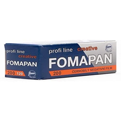 Abbildung von Foma Fomapan Fotofilm (200 ASA Schwarz Weiß Negativ Rollfilm/Mittelformatfilm,120)