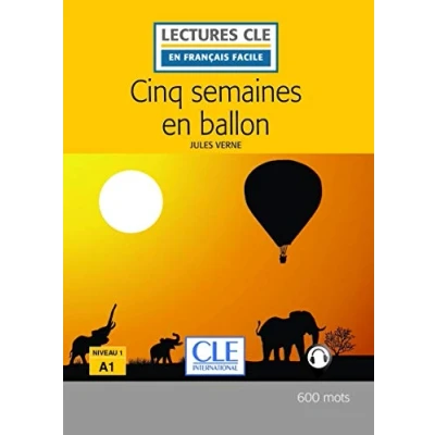 Abbildung von Cinq semaines en ballon Livre + audio online