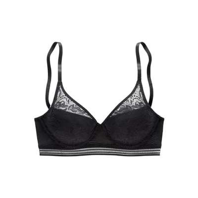 Abbildung von s.Oliver Push up BH, mit Bügel aus modischer Spitze und Soft Mesh, Dessous