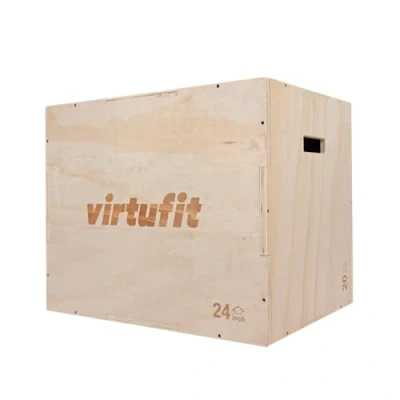 Abbildung von Plyo Box aus Holz 3 in 1 Groß Jump Sprungbox
