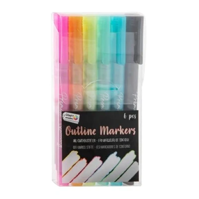 Abbildung von Craft Sensations 6 Stück Konturmarker