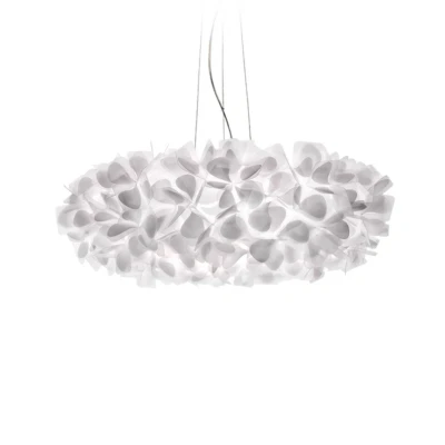 Abbildung von Slamp Hängeleuchte Clizia Mama Non Mama, Ø78cm, weiß/klar