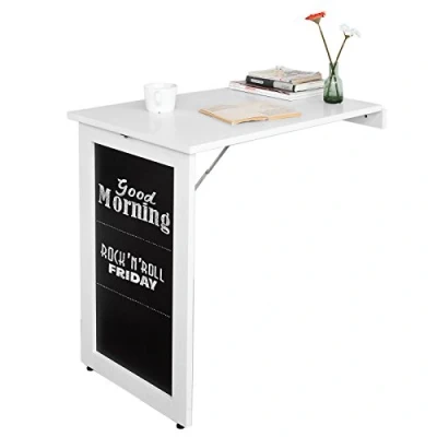 Abbildung von SoBuy Klapptisch FWT20, Wandtisch mit Tafel Esstisch Küchentisch Memoboard