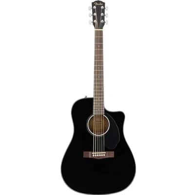 Abbildung von Fender CD 60SCE Dreadnought Elektroakustikgitarre, Schwarz