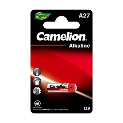 Abbildung von Camelion 11050127 Plus Alkaline Batterie ohne Quecksilber LR27/A mit 12 Volt, Kapazität 26 mAh, für verschiedenste Geräte und Verbraucheranforderungen