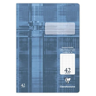 Abbildung von 25 x Clairefontaine Schulheft A4 16 Blatt Lineatur 42 kariert 5/5mm mi