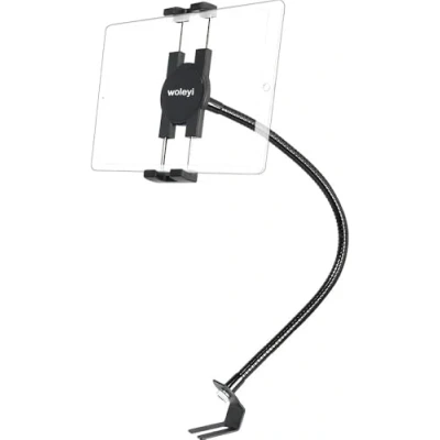 Abbildung von KFZ oder LKW Sitzschienen Tablet Halterung, Auto Boden Handyhalter mit Metall Schwanenhals für iPad Pro 9,7, 10.5, 11 Air Mini 5 4 3 2, Galaxy Tabs, iPhone, 11&quot; Handys und Tablets