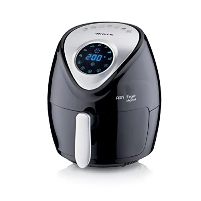 Abbildung von Ariete 4616/00, Heißluftfritteuse, 2,6 l, 200 C, 60 min, Einzelbild, Schwarz, Silber