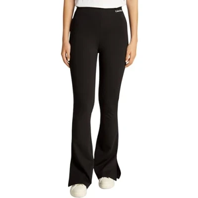 Abbildung von Calvin Klein Jeans Milano LOGO Stoffhose, Damen, Größe: XXL, Black