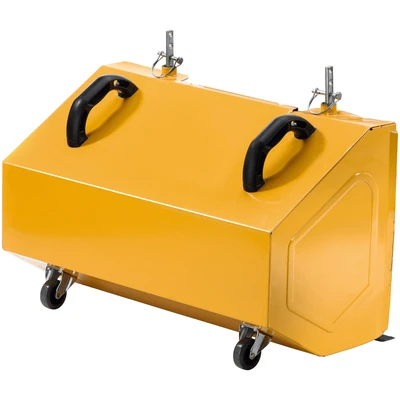 Abbildung von Alpina Sammelbehälter 80 cm Gelb Flachschaufel Kohlenstoffstahl Zubehör für Kehrmaschine SW 60/80 P