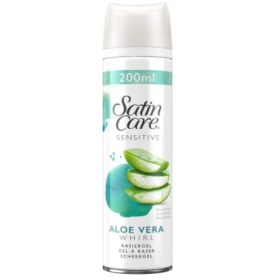 Abbildung von Gillette Woman Satin Care Rasiergel Sensitive mit Aloe Vera 200ml