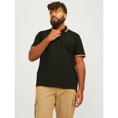Abbildung von Jack &amp; Jones Jjepaulos Poloshirt, Herren, Größe: 5XL, Kombu green