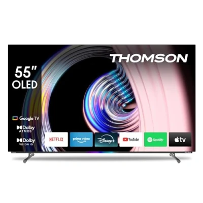 Abbildung von Thomson 55 Zoll (139 cm) OLED 4K UHD Google TV Sprachsteuerung Triple Tuner Smart 55OG8S24 2024