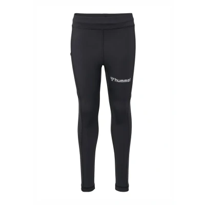 Abbildung von Hummel RUN Leggings Hosen für Kinder, Größe: 128, Black