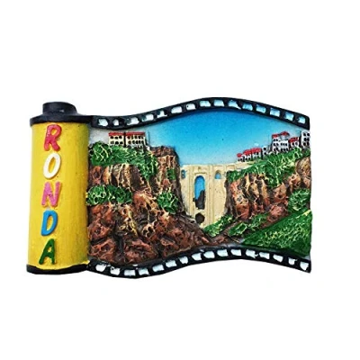 Abbildung von 3D Kühlschrankmagnet Ronda Andalusien Spanien Souvenir Geschenk Home Küche Dekoration Magnetaufkleber