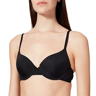 Abbildung von Dorina Damen T Shirt BH MICHELLE D17195A, Einfarbig, Gr. 75A, Schwarz (Schwarz V00)
