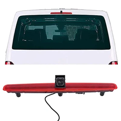 Abbildung von Auto Drittes Dach Original Bremslicht Rückfahrkamera, Ersatz für VW T5 Bus Transporter Multivan Caravelle Business mit Heckklappe dritte 3. Bremslei (Nicht Flugelturer) 2003 2015 Bj