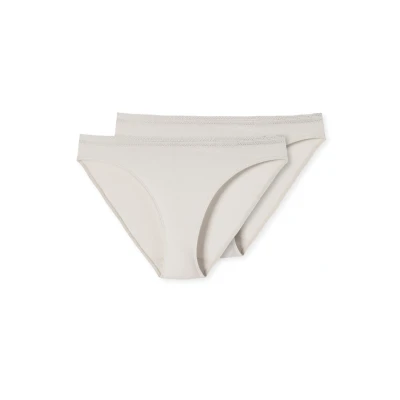 Abbildung von Schiesser 2PACK RIO Slip, Damen, Größe: 40, Sand