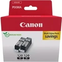 Abbildung von Canon PGI 520BK (Doppelpack) Tintenpatrone (Packung, 2 tlg)