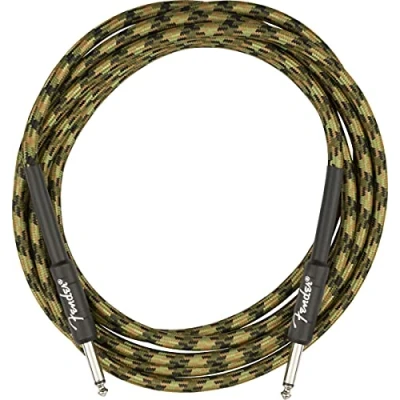 Abbildung von Fender® »PROFESSIONAL SERIES INSTRUMENT CABLE WOODLAND CAMO« Instrumentenkabel Gerade Klinke 5.5 Meter
