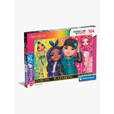 Abbildung von Clementoni Brilliant Rainbow High Kinderpuzzle 104 Teile