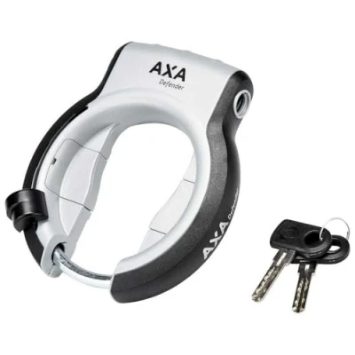 Abbildung von Ringschloß Axa Defender Retractable Grau/Mattschwarz