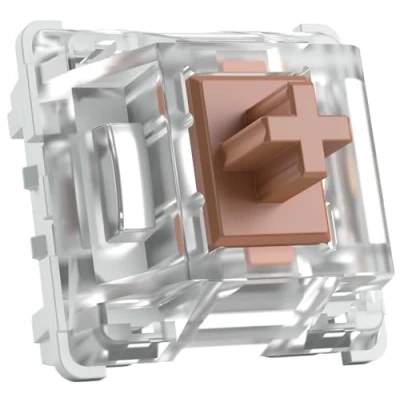 Abbildung von Glorious Gaming 120x Kailh Mechanical Keyboard Switches (Bronze) Clicky &amp; taktil, 50g Auslösegewicht, Speed Schalter, 3 Pin Anschluss, SMD LED kompatibel Bronze