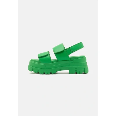 Abbildung von Buffalo Aspha Plateausandalette, Damen, Größe: 41, Green Schuhe