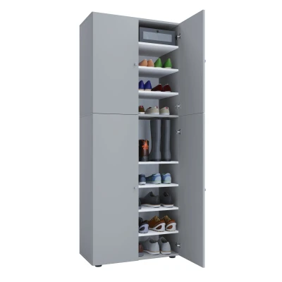 Abbildung von VCM Schuhschrank XXL Holz Großer Schuhkommode Lona 9 (1 St)