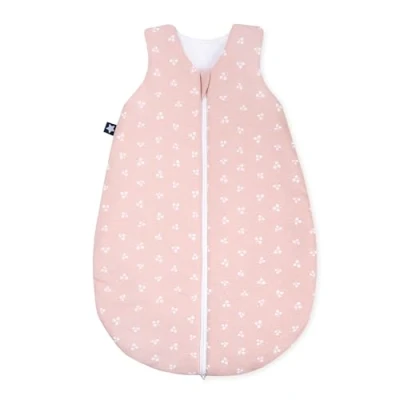 Abbildung von Julius Zöllner Sommerschlafsack Jersey, 0,5 TOG, waschbar bei 60C, Made in Germany, OEKO TEX Standard 100, Leafy, Gr. 68/74