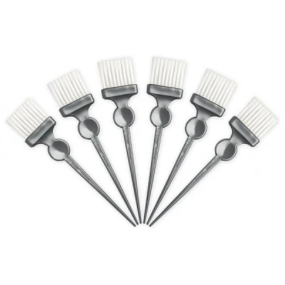 Abbildung von Termix Soft White Fiber Farbtönungspinsel Grau Klein 6er Set
