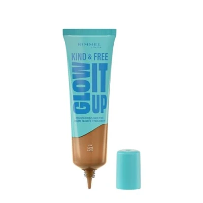 Abbildung von Rimmel Kind &amp; Free Glow It Up Moisturising Skin Tint Latte 410