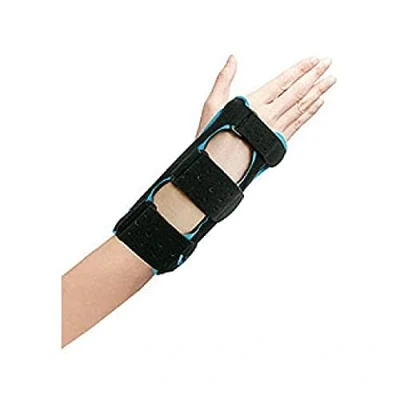 Abbildung von Antar AT53031 M Handgelenk Orthese, Mittel, Schwarz/Blau, mehrfarbig, 80 g