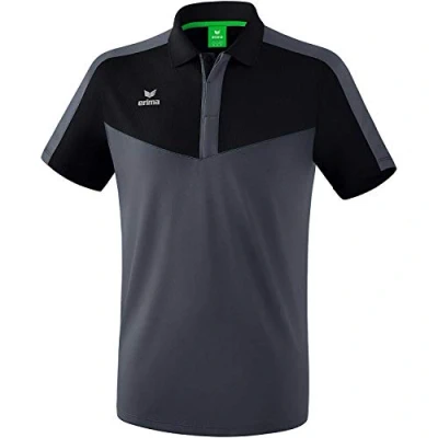 Abbildung von Erima Poloshirt, Herren, Größe: Small, Schwarzgrau