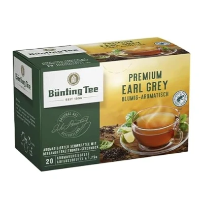 Abbildung von Bünting Tee Earl Grey Schwarztee, blumig aromatisch 20 Teebeutel