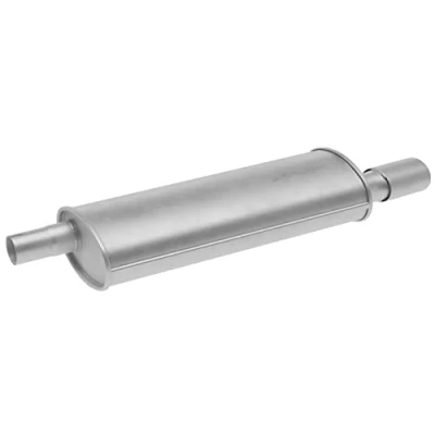 Abbildung von HELLA 8LD 366 030 931 Endschalldämpfer hinten mit Anbauteilen OPEL: Astra F CC, Kadett E CC