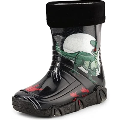 Abbildung von Ladeheid Kinder Regenschuhe Gefüttert Swk2021 Gummistiefel