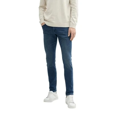 Abbildung von TOM TAILOR Herren Troy Slim Fit Jeans mit Stretch,10147 Stone Blue Denim Tint, 32/30