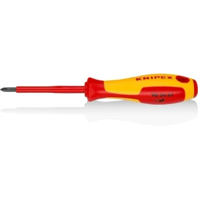 Abbildung von Knipex 98 24 01 VDE Phillips Schraubendreher PH 1 Klingenlänge: 80 mm DIN EN 60900
