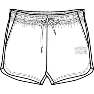 Abbildung von RUSSELL ATHLETIC A31061 UW 001 ROSA Shorts Damen White Größe M
