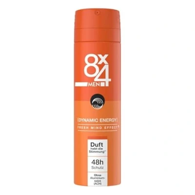 Abbildung von 8x4 Deospray Men Dynamic Energy ohne Aluminium 6er Pack (6x 150ml)