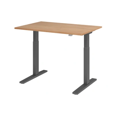 Abbildung von Hammerbacher Schreibtisch XMKA12 Nussbaum/Graphit